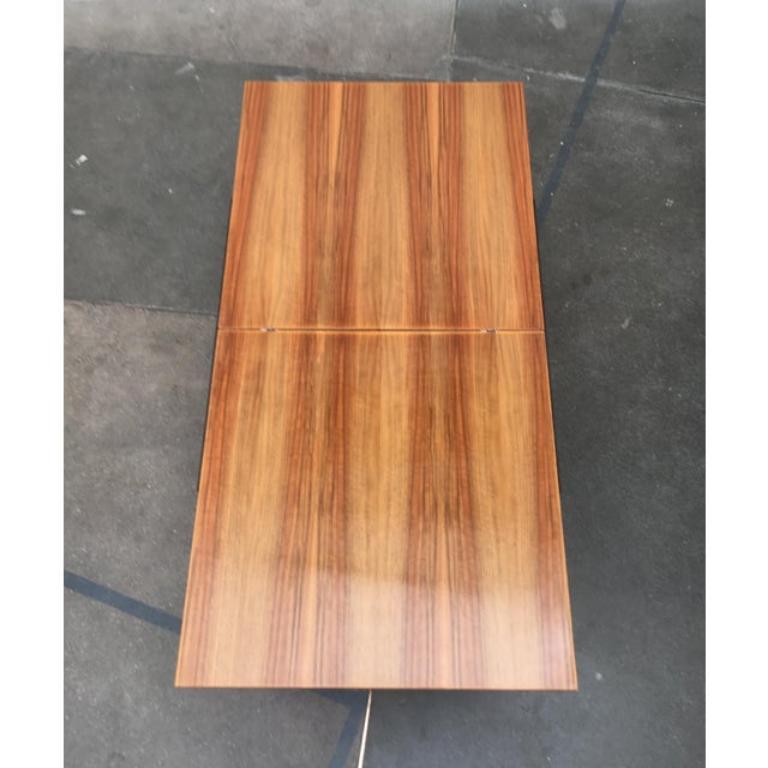 20th Century Mid-Century Minimalist Model T-Angle Expandable Flip-Top Couch Side Table, 1950s For Sale