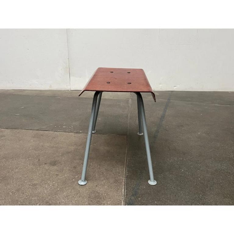 Minimalistischer Pagholz-Hocker aus der Jahrhundertmitte, 1960er Jahre im Angebot 5
