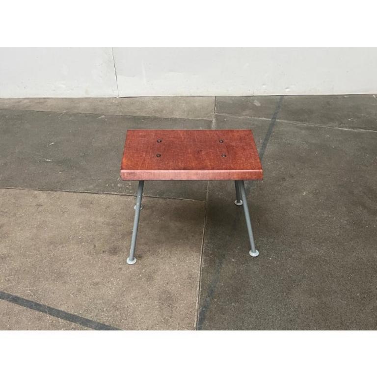Minimalistischer Pagholz-Hocker aus der Jahrhundertmitte, 1960er Jahre im Angebot 6