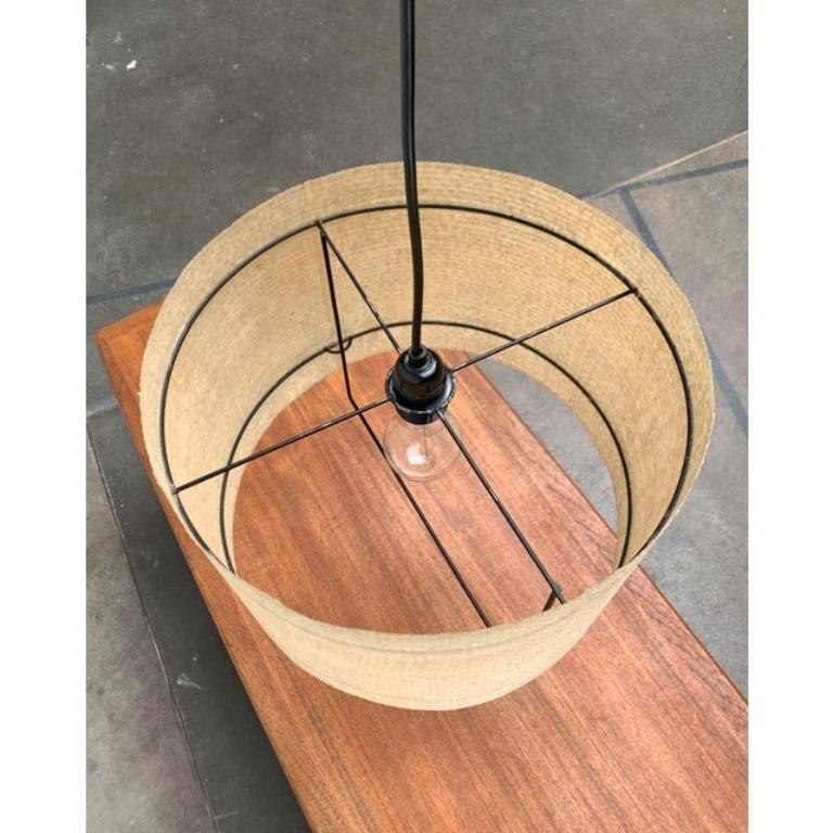 Mid-Century Minimalist Pendant Lamp, 1960s For Sale 6
