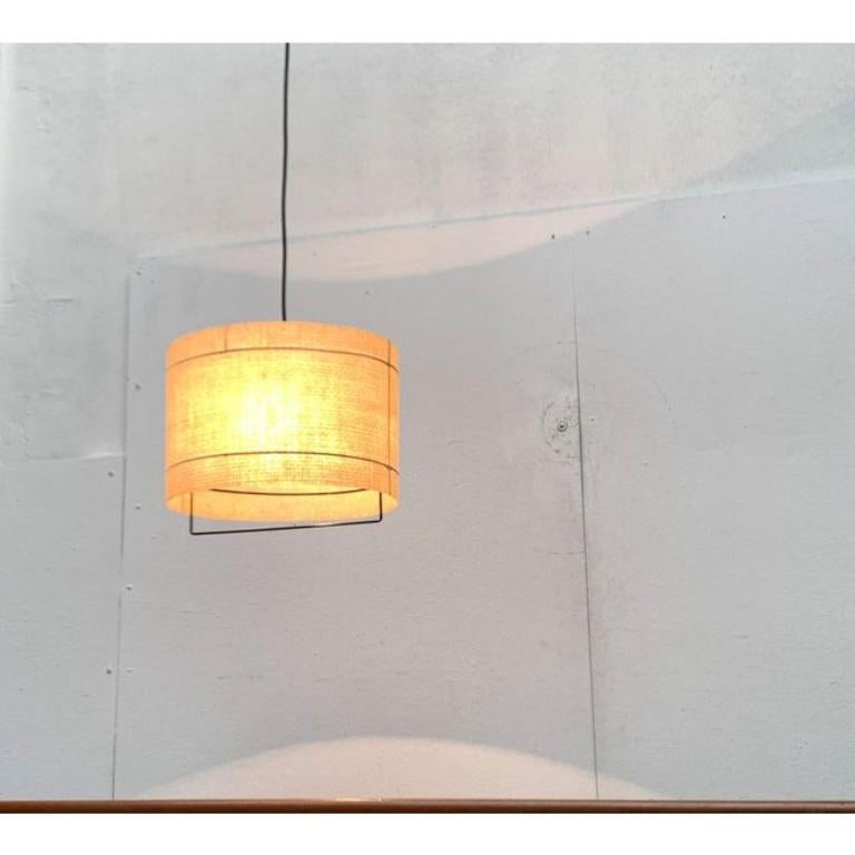 Mid-Century Minimalist Pendant Lamp, 1960s In Excellent Condition For Sale In Hamburg, DE