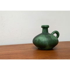 Mid-Century Minimalist Pottery Fat Lava Carafe Vase from Otto Keramik, 1970s