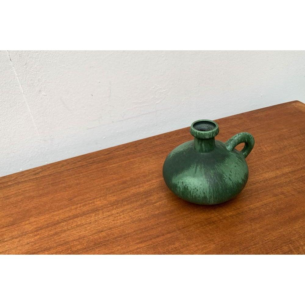 Mid-Century Modern Mid-Century Minimalist Pottery Fat Lava Carafe Vase from Otto Keramik, 1970s For Sale