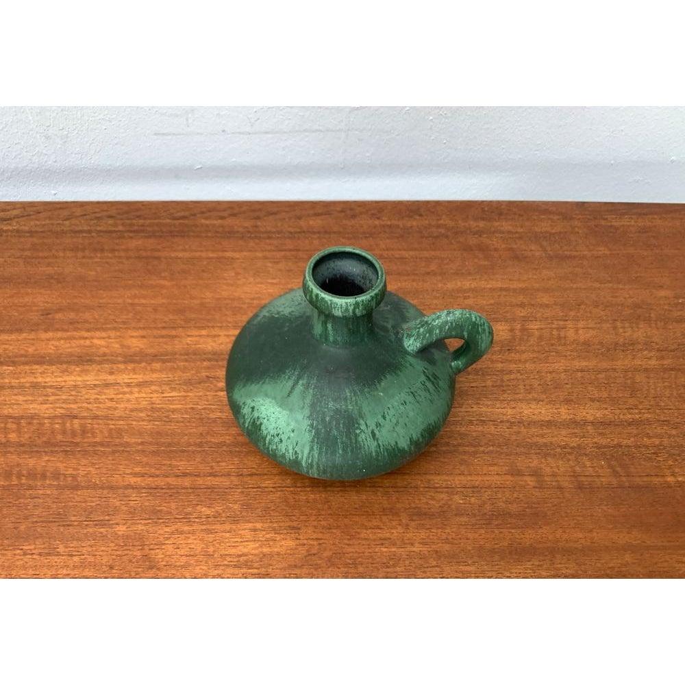 Mid-Century Minimalist Pottery Fat Lava Carafe Vase from Otto Keramik, 1970s In Excellent Condition For Sale In Hamburg, DE