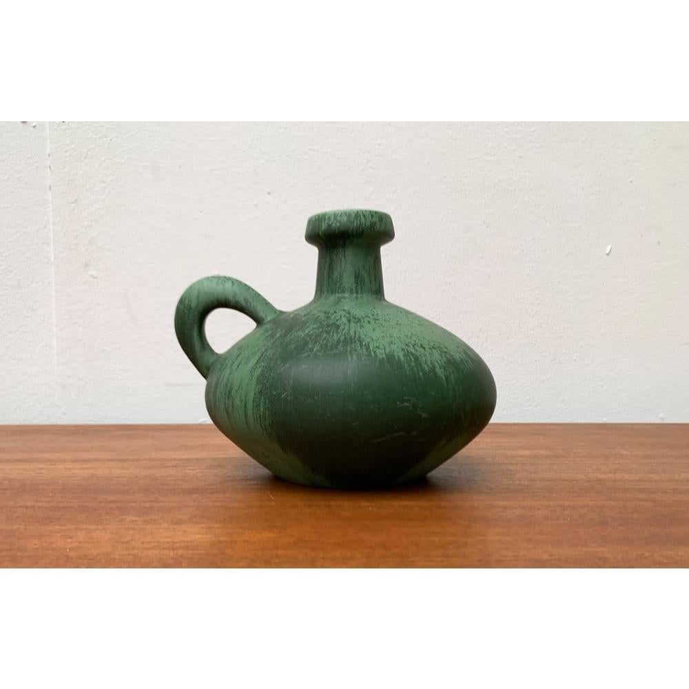 Mid-Century Minimalist Pottery Fat Lava Carafe Vase from Otto Keramik, 1970s For Sale 1