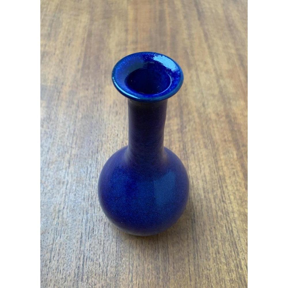 German Mid-Century Minimalist Pottery Vase from BKW Böttger Keramik Wandsbek, 1960s For Sale