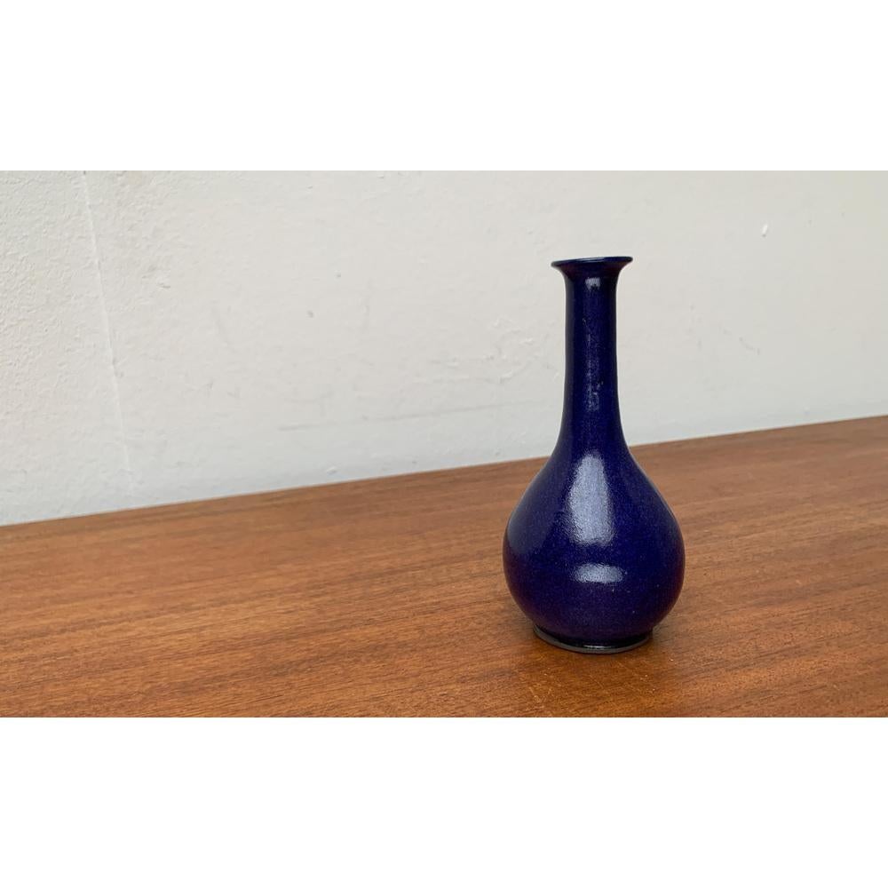 Ceramic Mid-Century Minimalist Pottery Vase from BKW Böttger Keramik Wandsbek, 1960s For Sale