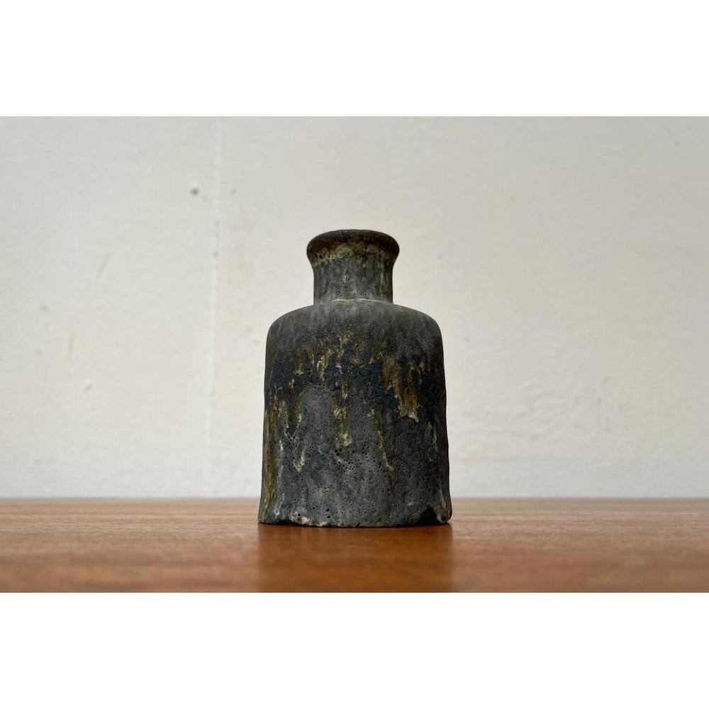 Minimalistische Mid-Century-Vase aus Keramik von Ruscha, 1960er Jahre im Angebot 6