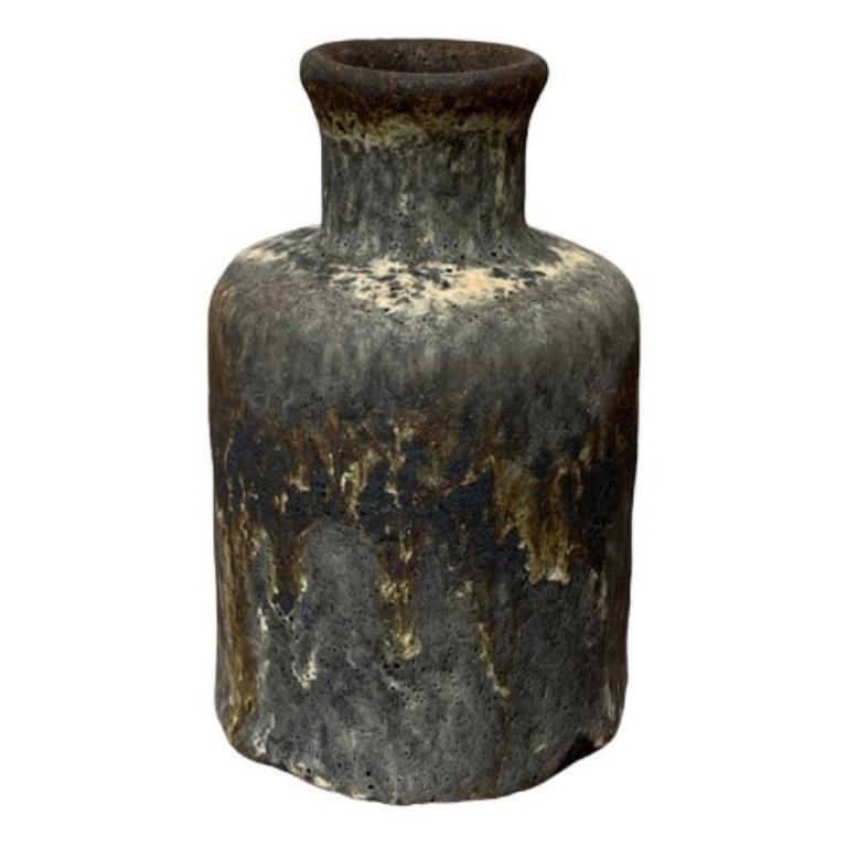 Minimalistische Mid-Century-Vase aus Keramik von Ruscha, 1960er Jahre im Angebot