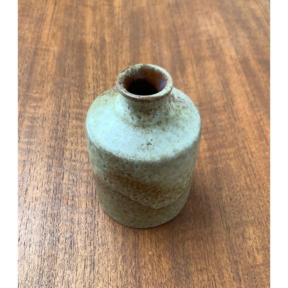 Mid-Century Modern Mid-Century Minimalist Pottery Vase from Ruscha, West Germany, 1960s For Sale