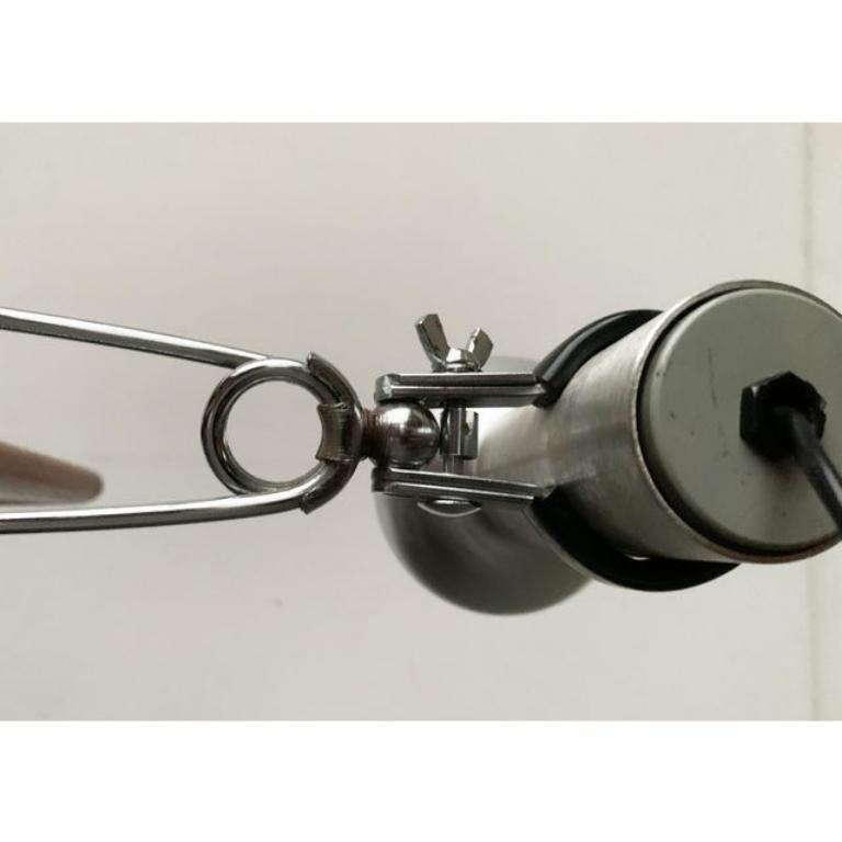 Metal Mid-Century Minimalist Shelf Lamp from Swiss Lamps International For Sale