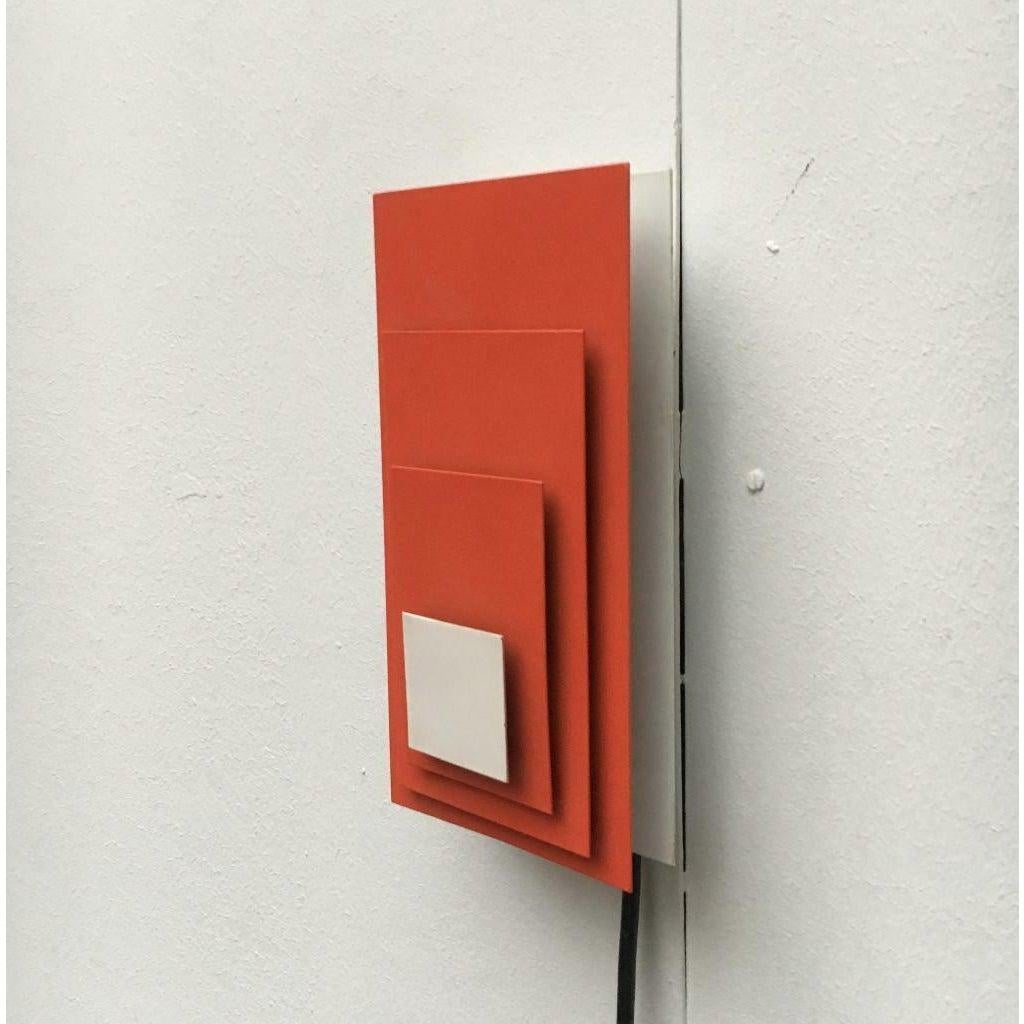 Minimalistische Mid-Century-Wandleuchte aus Hillebrand, Space Age, 1960er Jahre (20. Jahrhundert) im Angebot