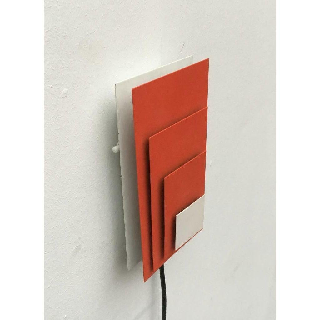 Minimalistische Mid-Century-Wandleuchte aus Hillebrand, Space Age, 1960er Jahre im Angebot 2