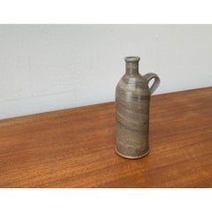 Mid-Century Minimalist Studio Pottery Carafe Vase, 1960s