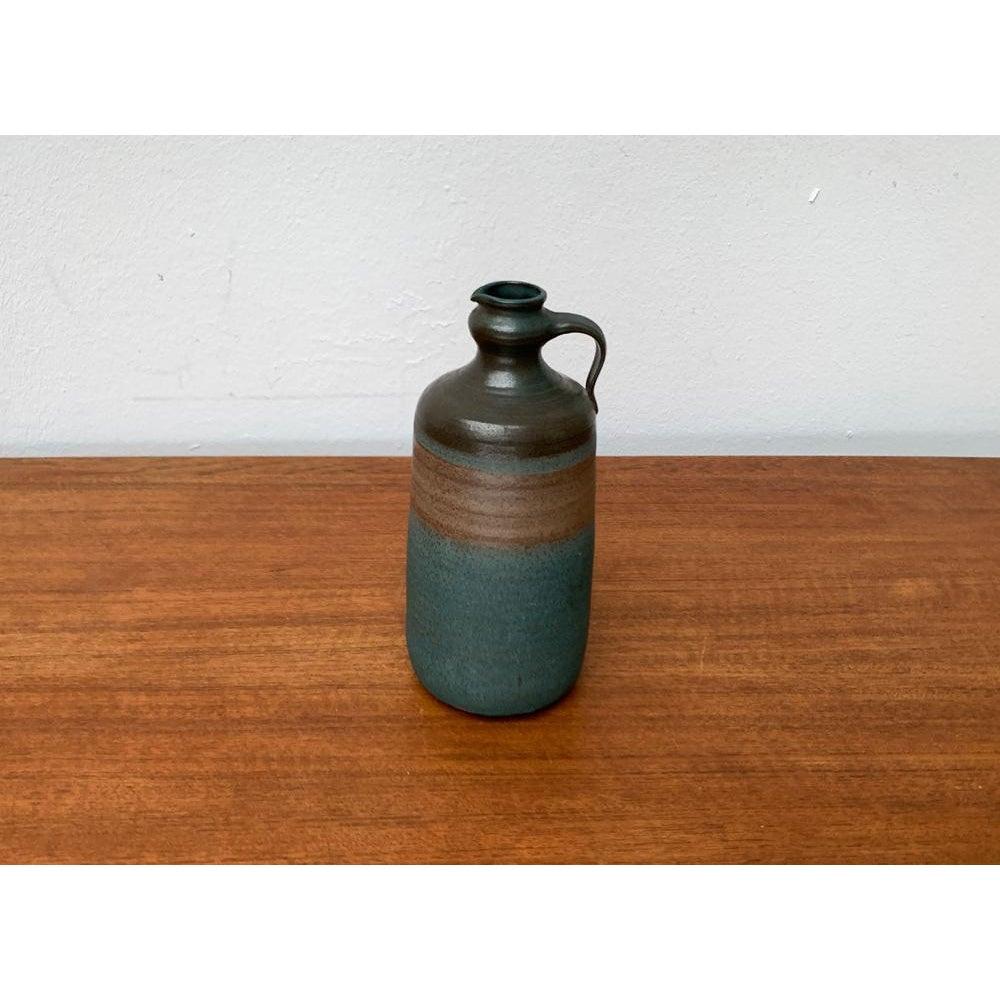 20th Century Mid-Century Minimalist Studio Pottery Carafe Vase, 1960s For Sale