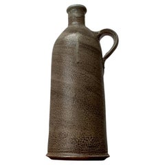 Mid-Century Minimalist Studio Pottery Carafe Vase, 1960s