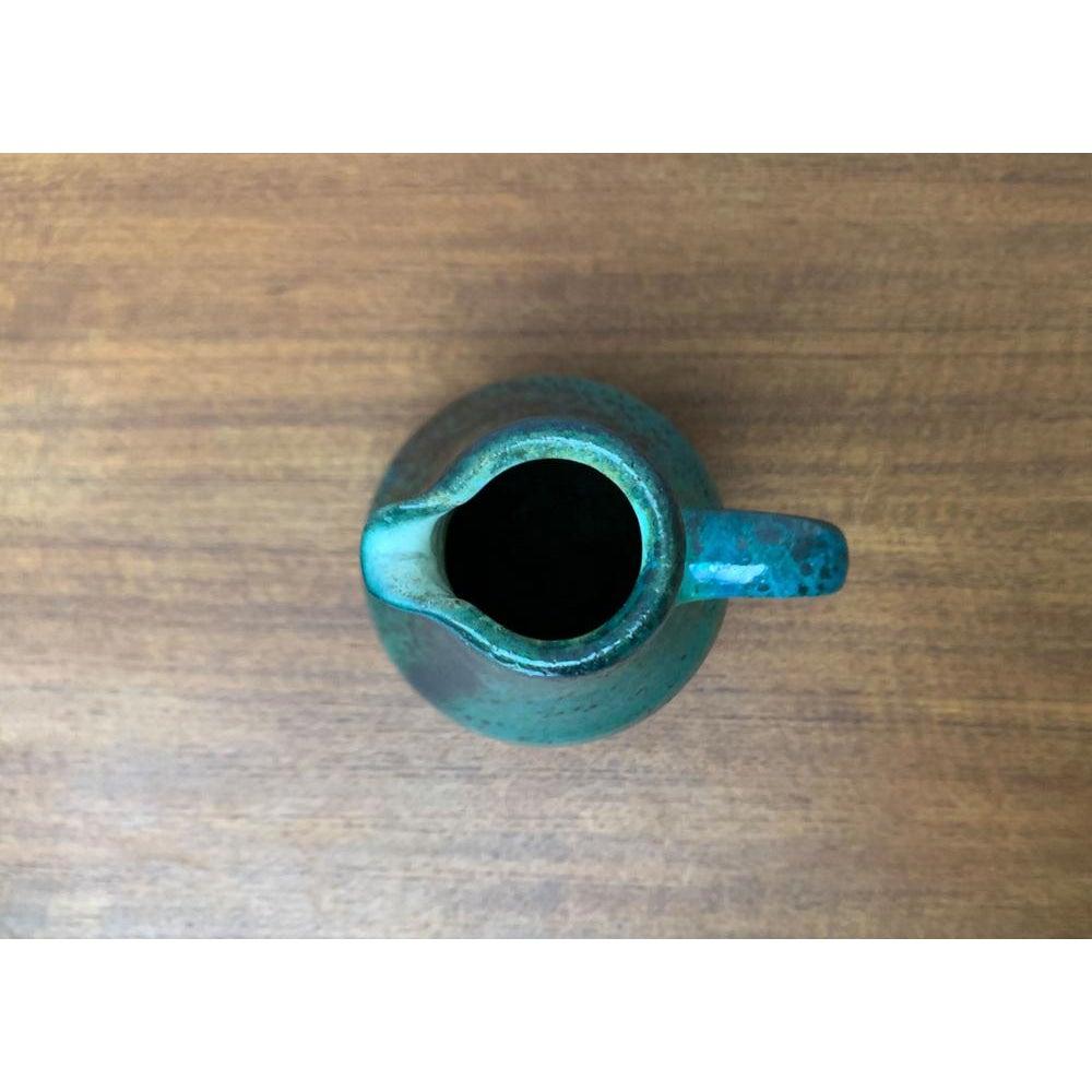 Mid-Century Minimalist Studio Pottery Carafe Vase by Helma Klett, 1960s For Sale 3