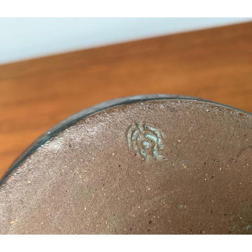 Mid-Century Minimalist Studio Pottery Carafe Vase by Helma Klett, 1960s For Sale 5