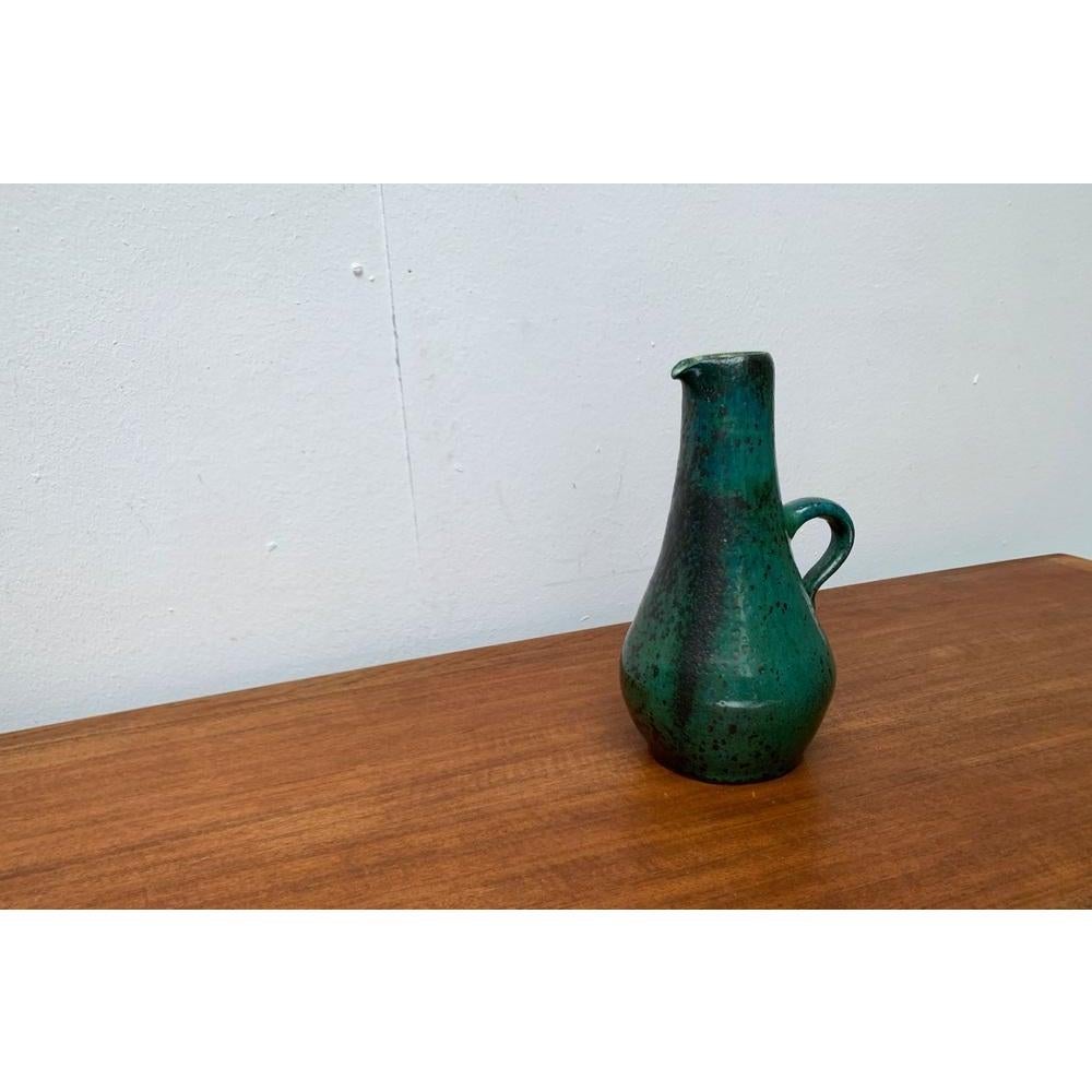 Mid-Century Modern Mid-Century Minimalist Studio Pottery Carafe Vase by Helma Klett, 1960s For Sale