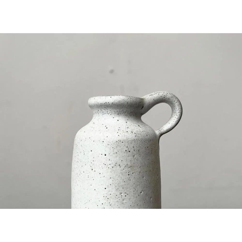 20th Century Mid-Century Minimalist Studio Pottery Carafe Vase from BKW Böttger, 1960s For Sale