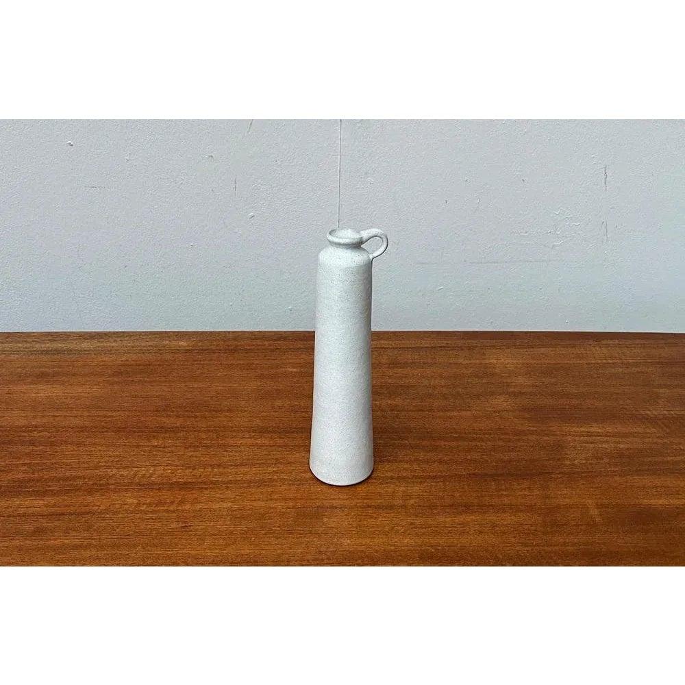 Mid-Century Minimalist Studio Pottery Carafe Vase from BKW Böttger, 1960s For Sale 2