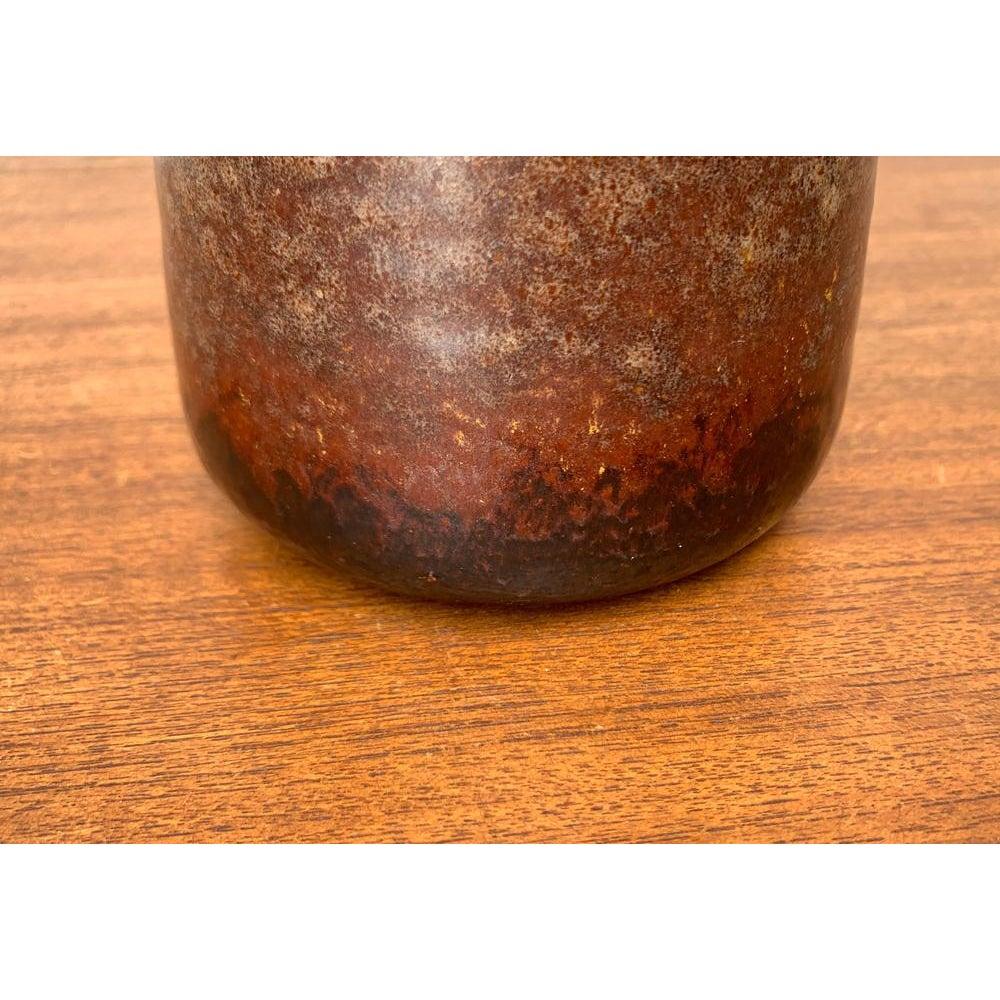 Mid-Century Minimalist Studio Pottery Vase by Elke & Elmar Kubicek, 1960s For Sale 3
