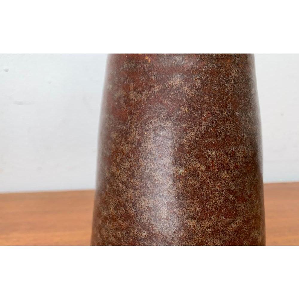 German Mid-Century Minimalist Studio Pottery Vase by Elke & Elmar Kubicek, 1960s For Sale