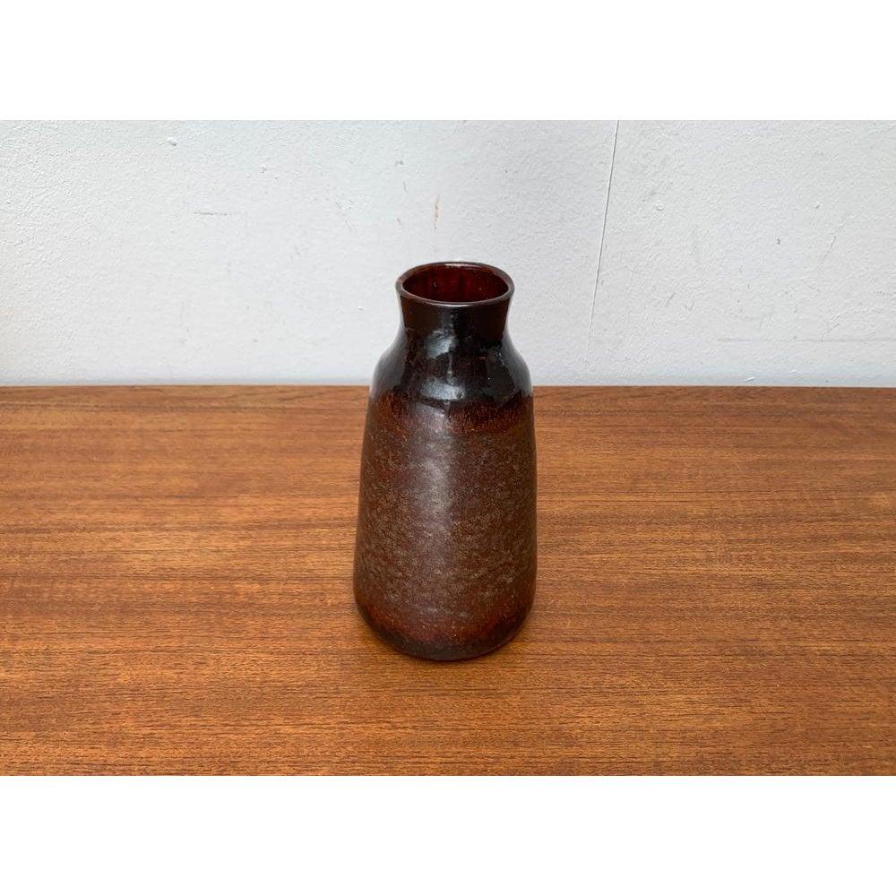 20th Century Mid-Century Minimalist Studio Pottery Vase by Elke & Elmar Kubicek, 1960s For Sale