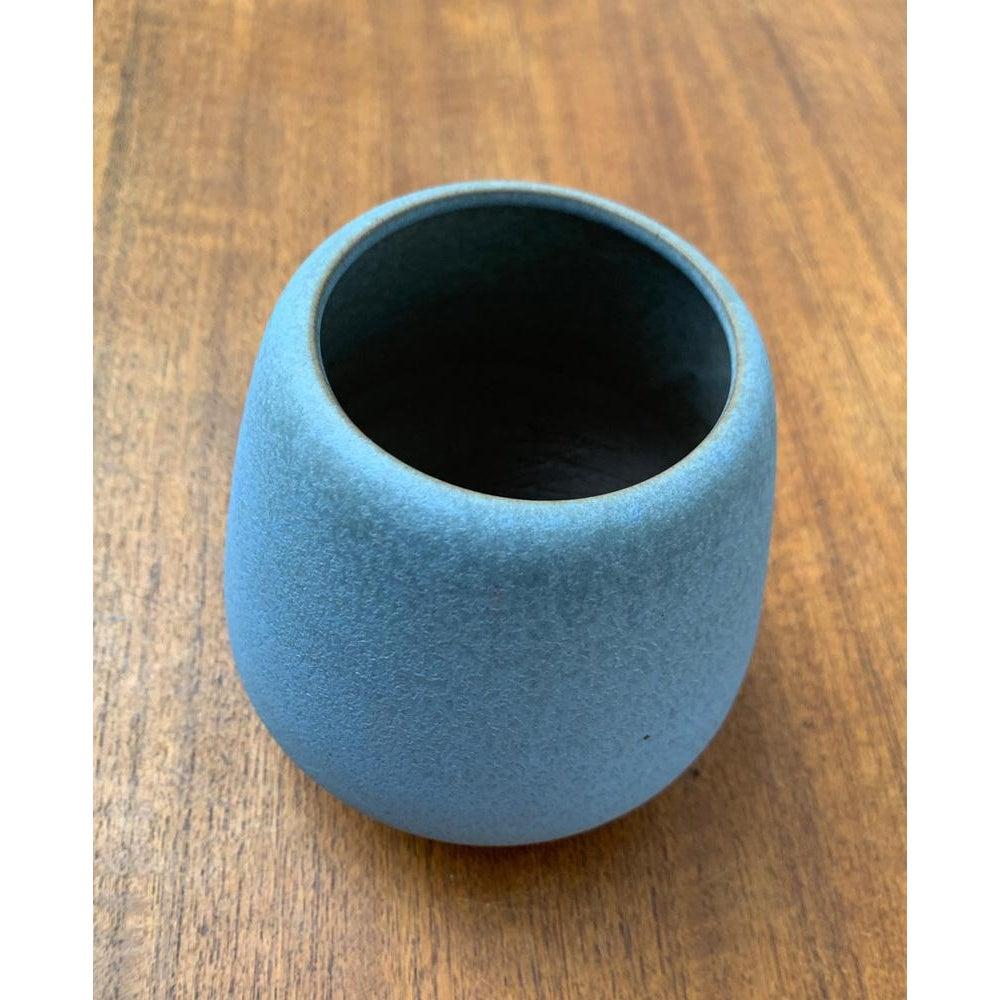 German Mid-Century Minimalist Studio Pottery Vase by Hildegard and Peter Delius, 1960s For Sale