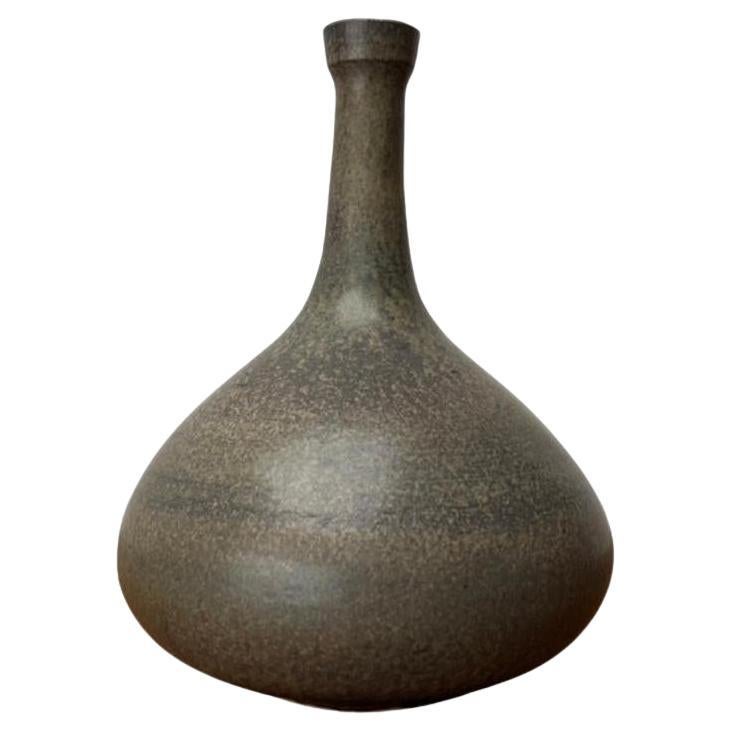 Vaso minimalista di metà secolo in Studio Pottery di Mathies Schwarze, Germania, anni '60