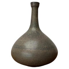 Minimalistische Studio-Keramik-Vase aus der Mitte des Jahrhunderts von Mathies Schwarze, Deutschland, 1960er Jahre