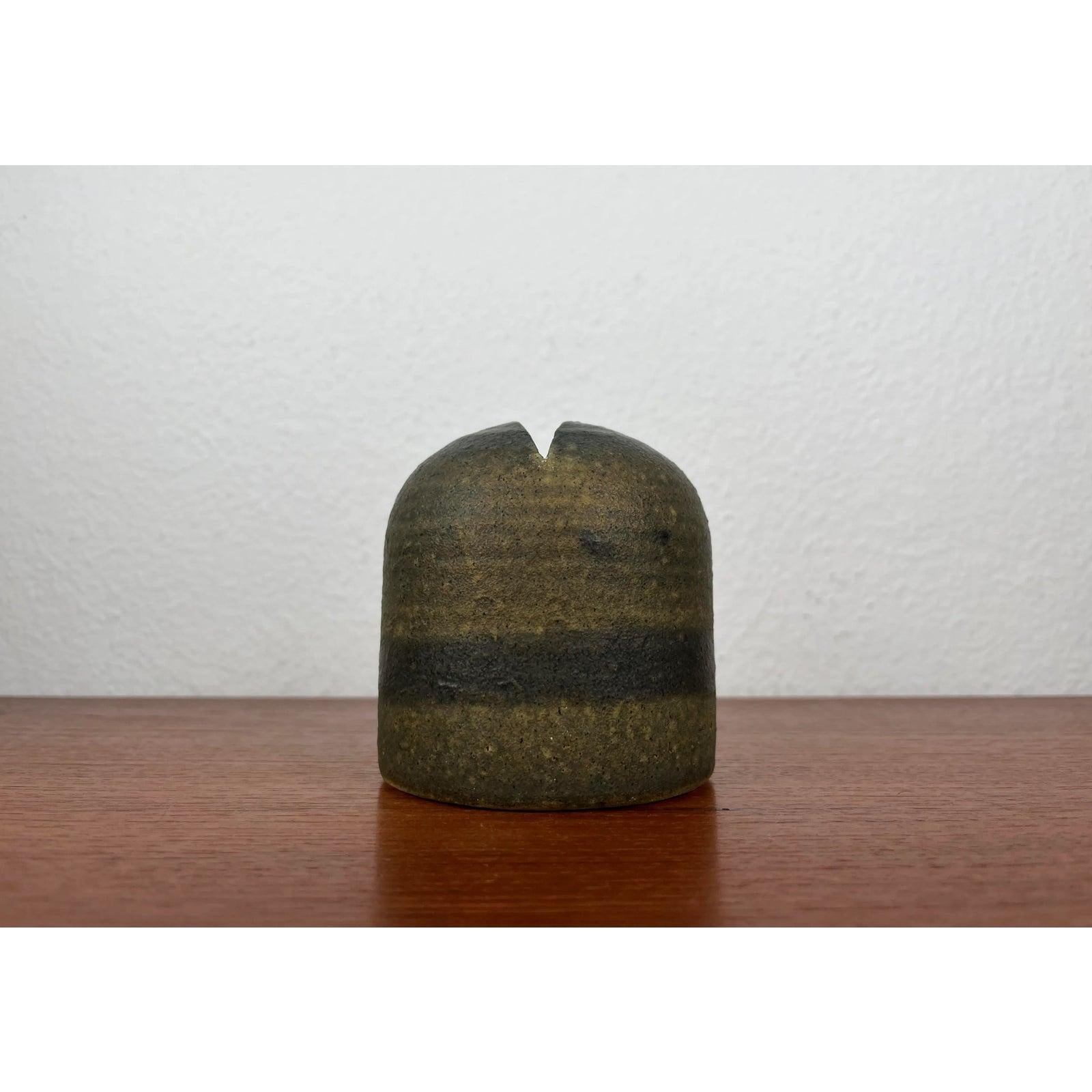 Mid-Century Modern Mid-Century Minimalist Studio Pottery Vase by Piet Knepper for Mobach, 1960s For Sale