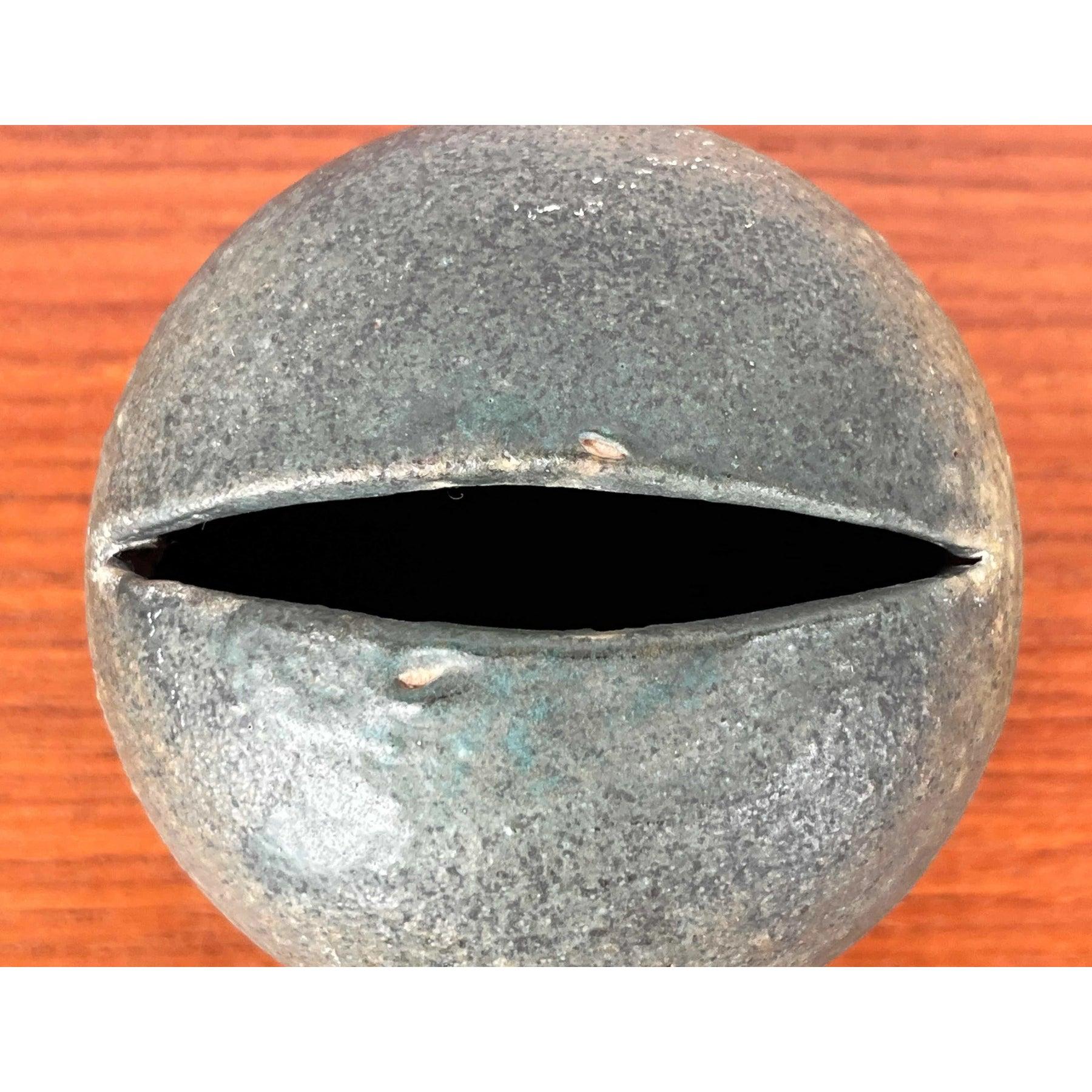 20th Century Mid-Century Minimalist Studio Pottery Vase by Piet Knepper for Mobach, 1960s For Sale