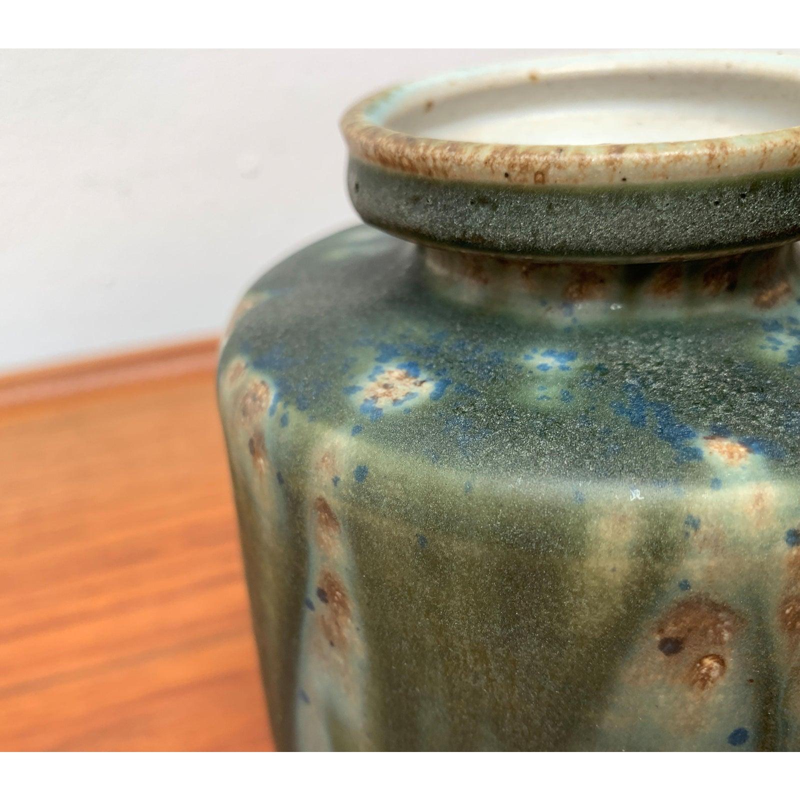 Mid-Century Minimalist Studio Pottery Vase by Rolf Weber, 1960s For Sale 3