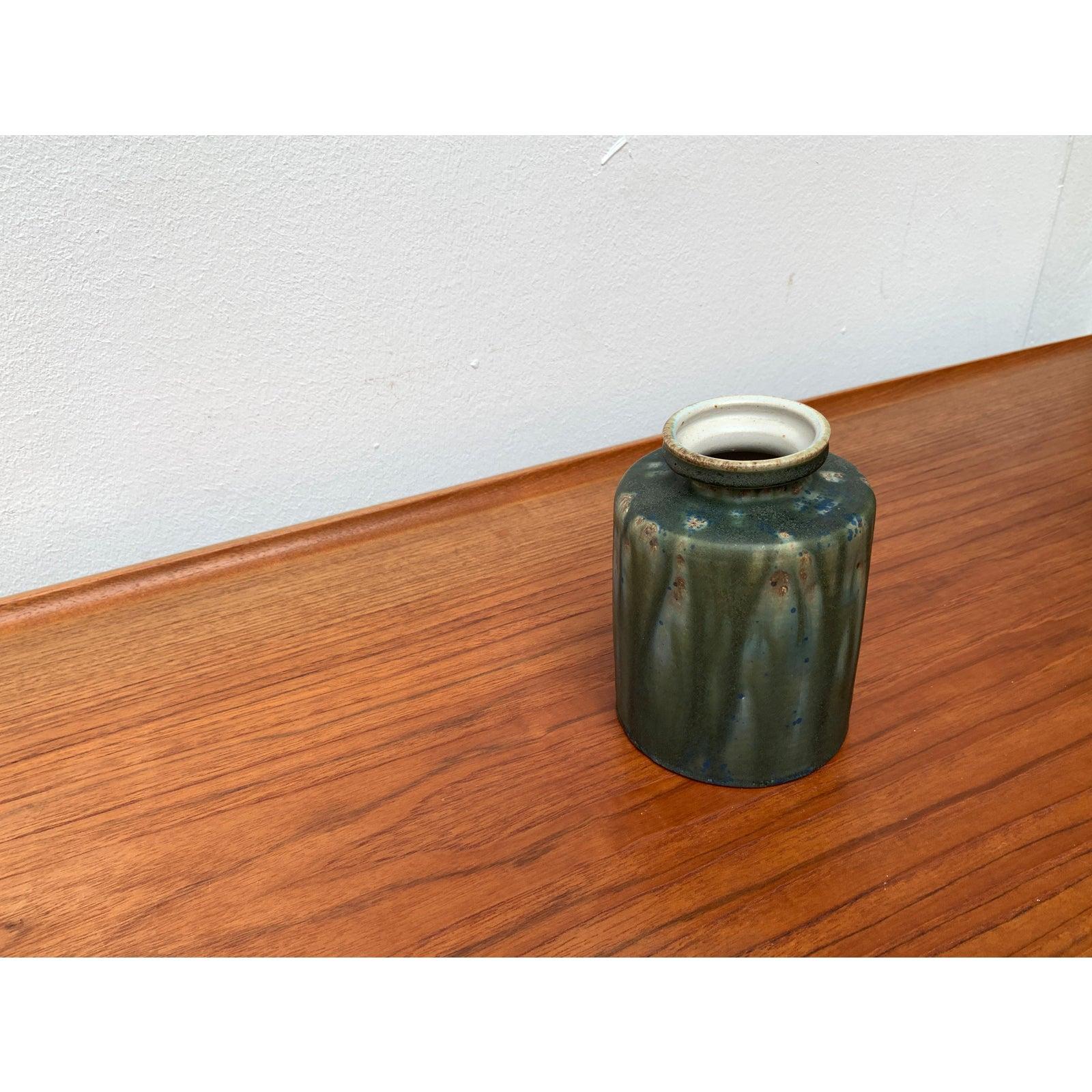 Mid-Century Minimalist Studio Pottery Vase by Rolf Weber, 1960s For Sale 1
