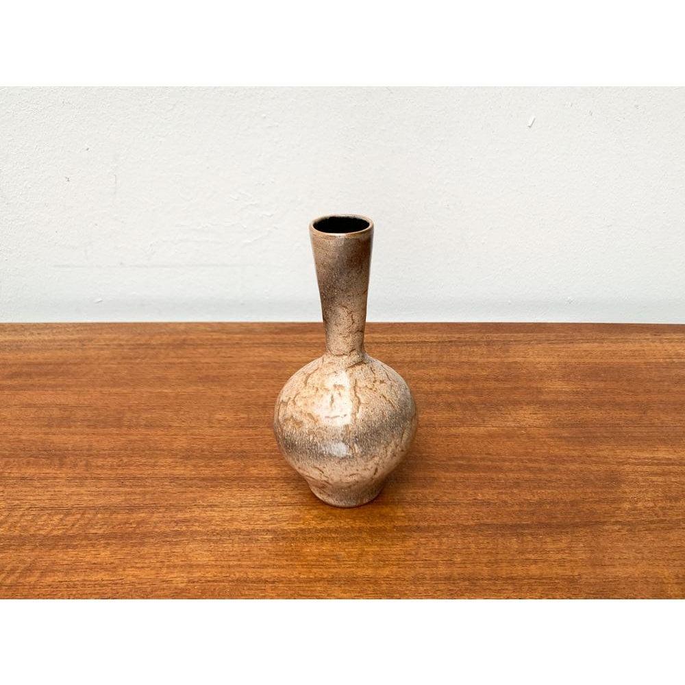 German Mid-Century Minimalist Studio Pottery Vase by Siegfried Gramann, 1960s For Sale
