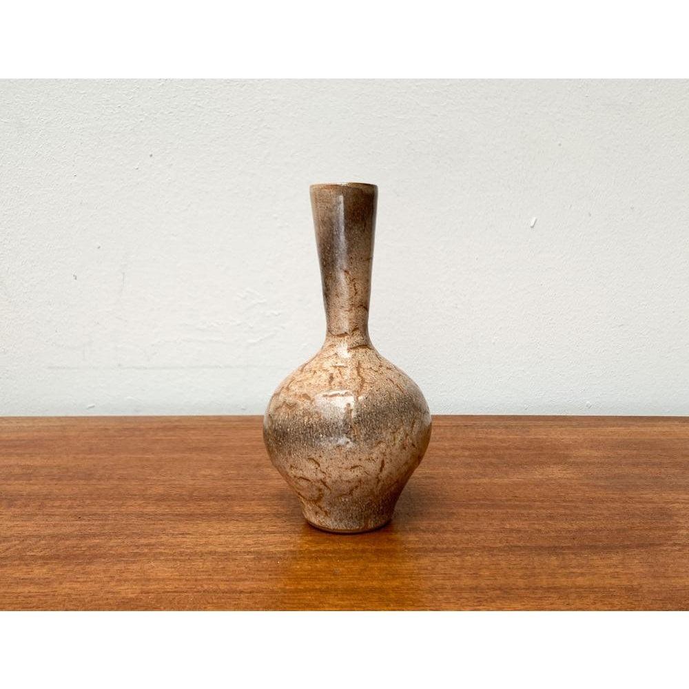 Ceramic Mid-Century Minimalist Studio Pottery Vase by Siegfried Gramann, 1960s For Sale