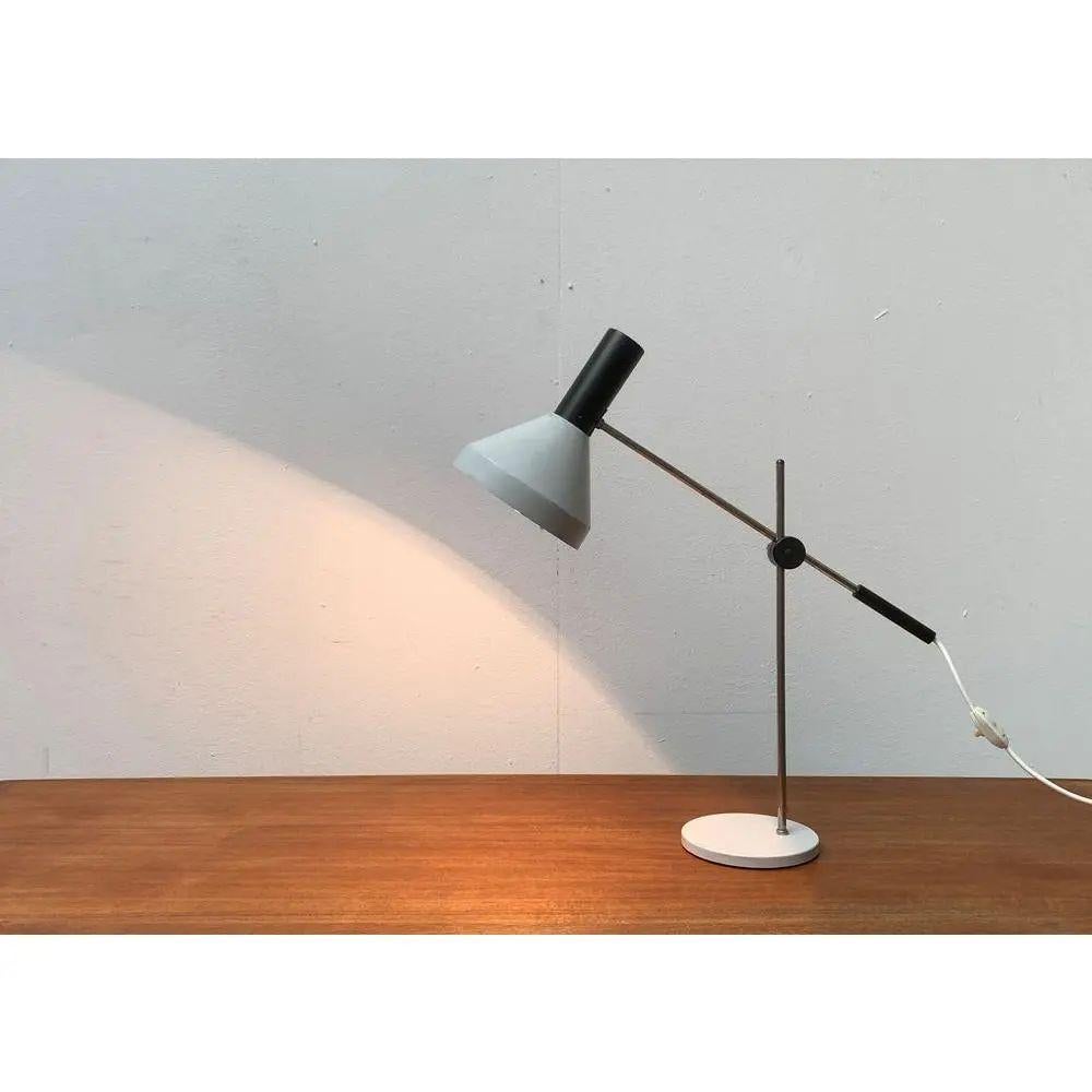Metal Mid-Century Minimalist Table Lamp, 1960s For Sale
