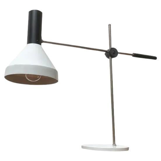 Lámpara de mesa minimalista de mediados de siglo, años 60