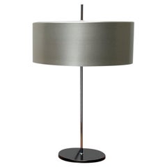 Mid-Century Minimalist Table Lamp in Metal and Plastic, 1960s