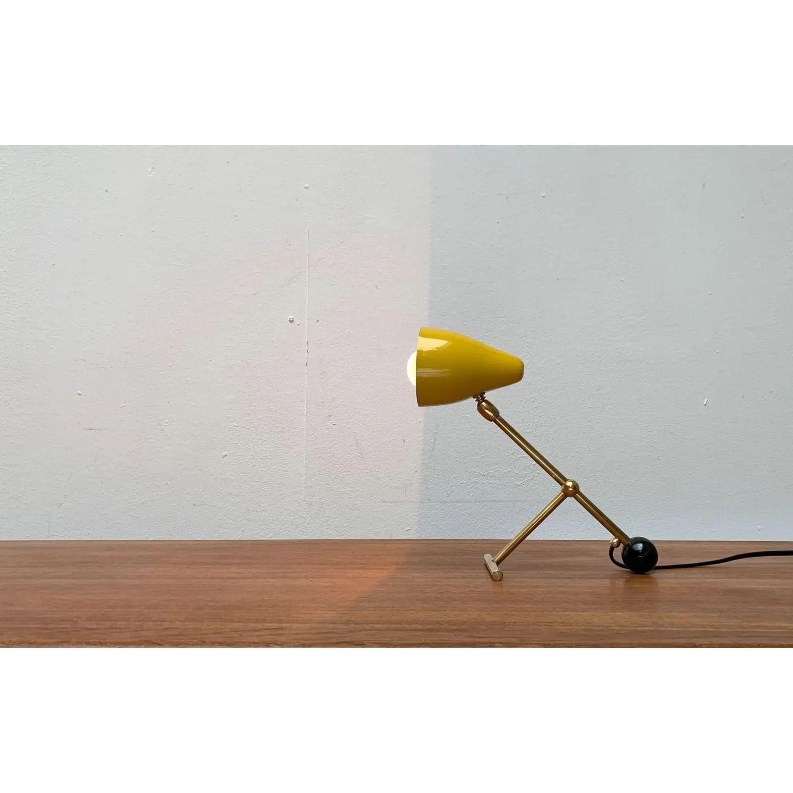 Mid-Century Modern Mid-Century Minimalist Table Lamp in the style of Boris Lacroix, 1960s For Sale
