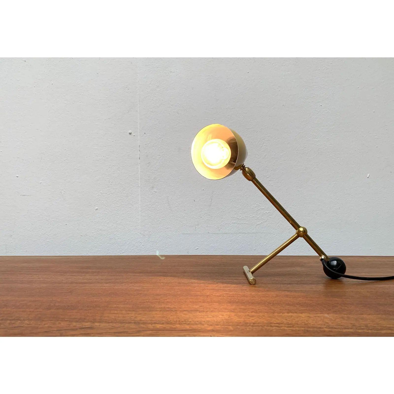 20th Century Mid-Century Minimalist Table Lamp in the style of Boris Lacroix, 1960s For Sale