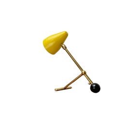 Minimalistische Mid-Century-Tischlampe im Stil von Boris Lacroix, 1960er Jahre