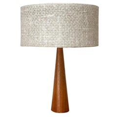 Mid-Century Minimalist Teak Table Lamp, 1960s