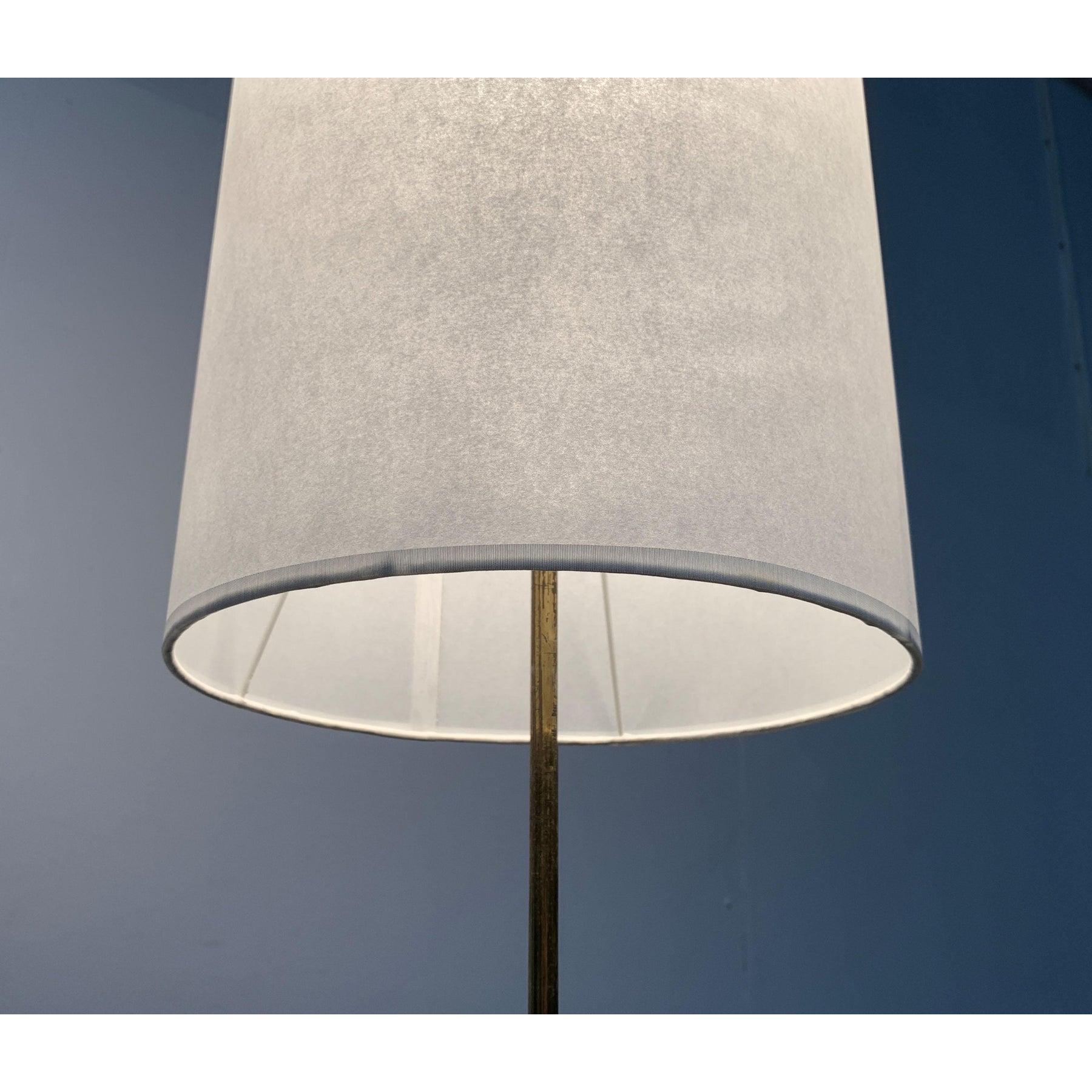 Metallo Lampada da terra a treppiede minimalista di metà secolo, anni '60 in vendita