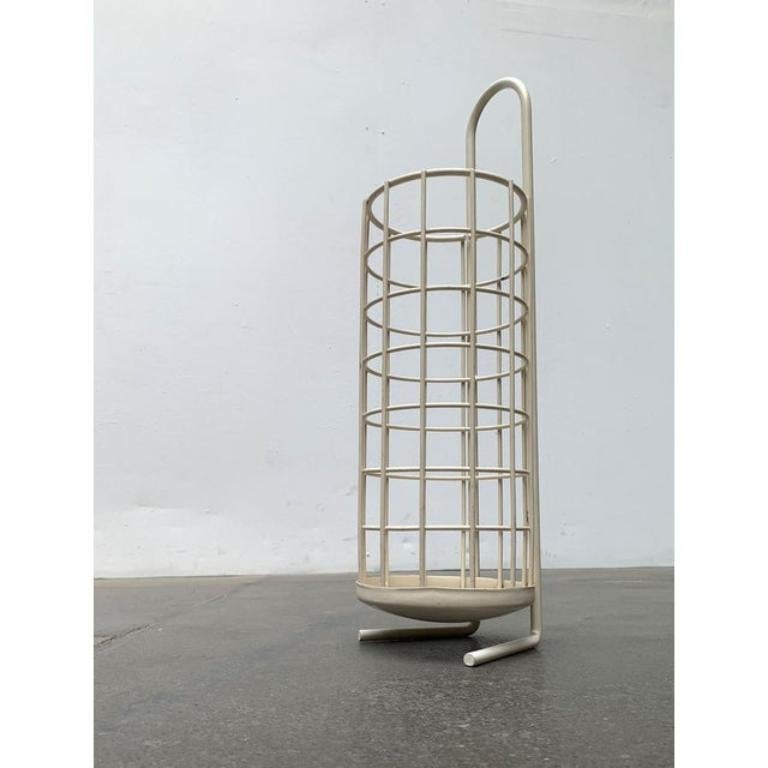 Metal Mid-Century Minimalist Umbrella Stand, 1960s For Sale