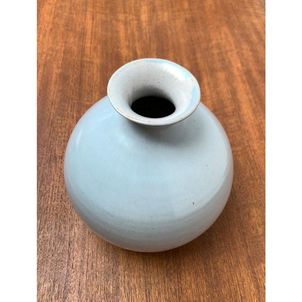 Ceramic Mid-Century Minimalist Vase, 1960s For Sale