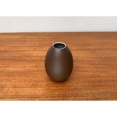 Mid-Century Modern Vase by Kastl, Ceramic, Brown, Germany, 1960s