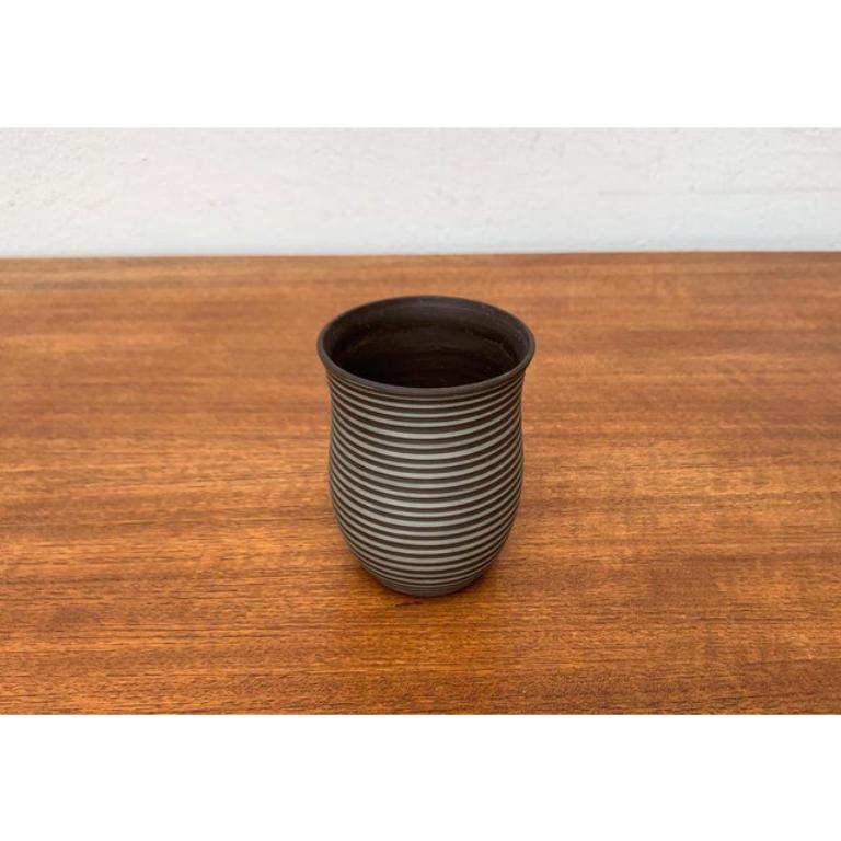 Mid-Century Minimalist Vase from Kieler Kunstkeramik, 1960s For Sale 4