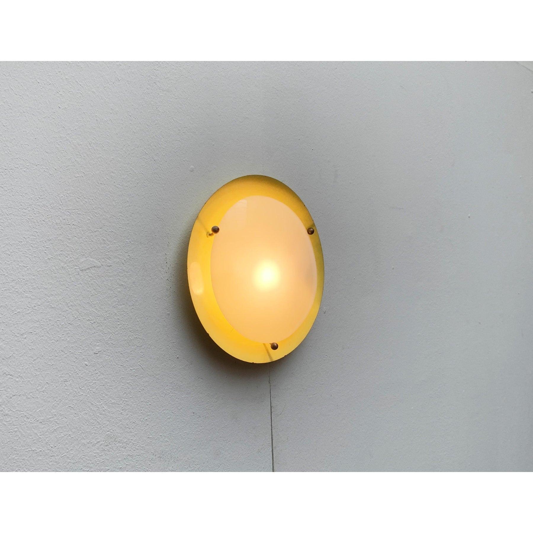 Lámpara de pared o techo minimalista de mediados de siglo Metal en venta